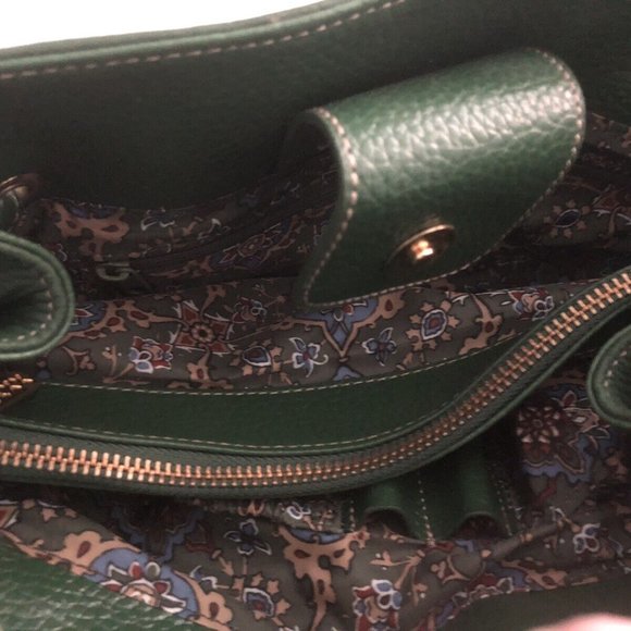 Vintage Maxx New York Leather Bag, Deep Green, New - Picture 6 of 10